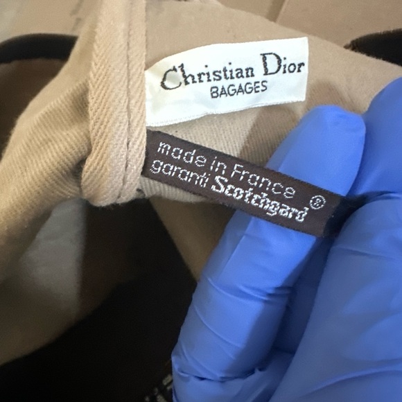 Rare Dior Vintage Trotter Weekender w Unbranded - D I O R Charm:lock Gold - Picture 11 of 11